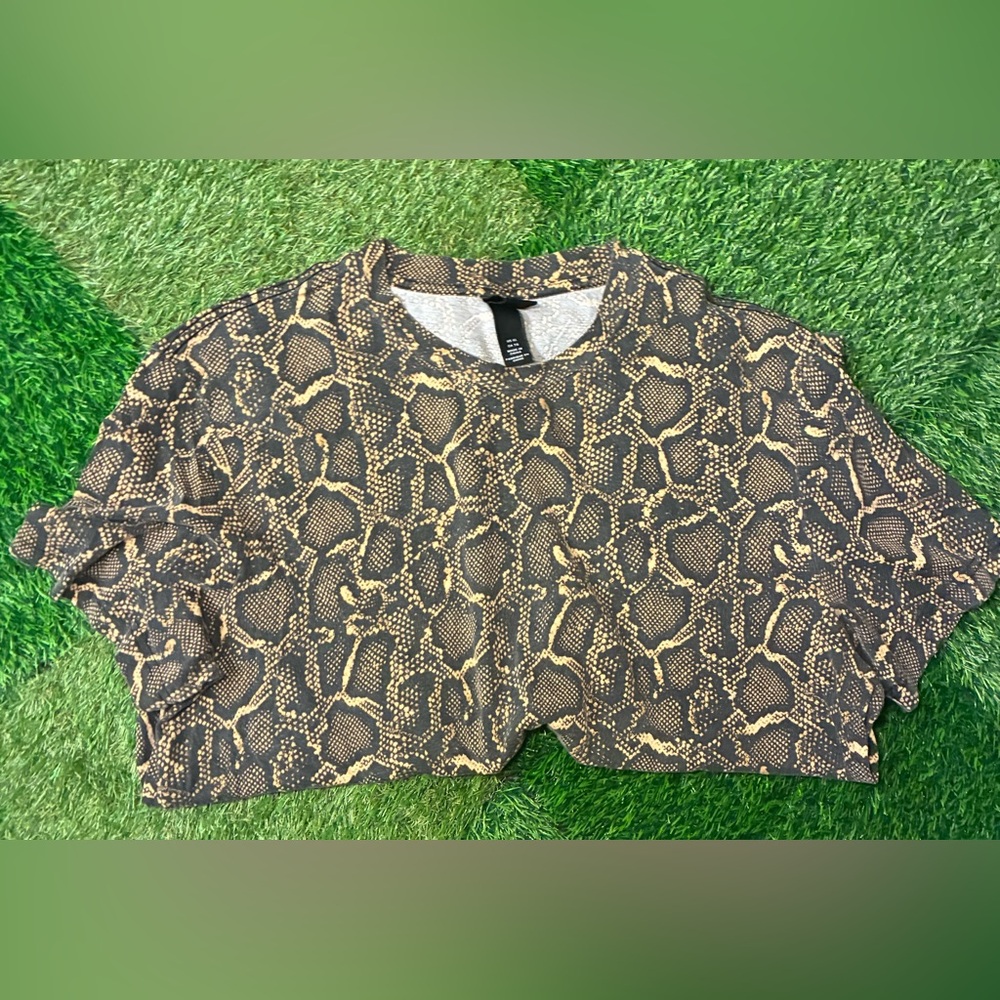 H&M Snake Print T-Shirt